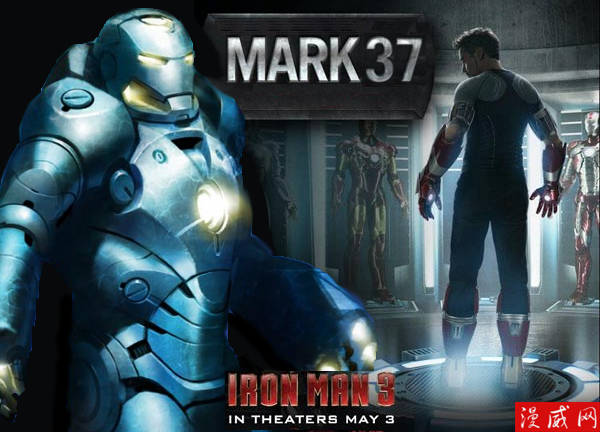 钢铁侠装甲-Mark XXXVII（马克37）号电影海报