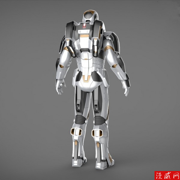 钢铁侠装甲-Mark XXXIX（马克39）号3D效果图背面照