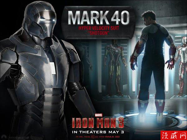 钢铁侠装甲-Mark XL（马克40）号电影海报