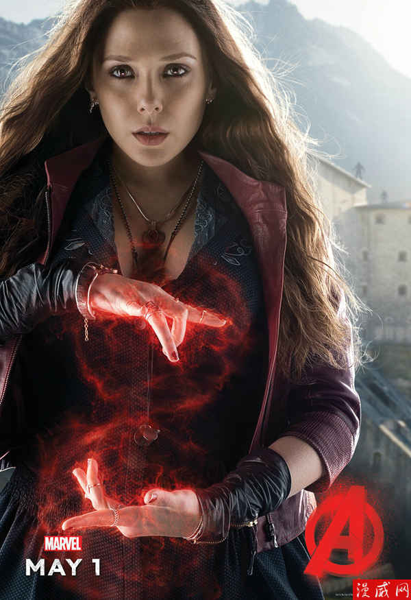 伊丽莎白·奥尔森（Elizabeth Olsen）饰演的绯红女巫