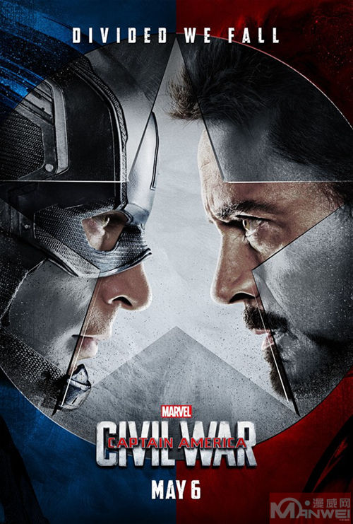 美国队长3：内战（Captain America: Civil War）预告片破漫威电影记录  首日观看量超6100万 - 影视资讯 -